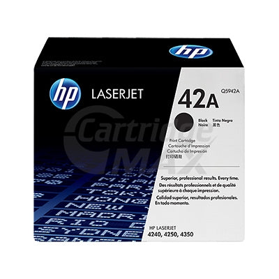 1 x HP Q5942A (42A) Original Black Toner Cartridge - 10,000 Pages