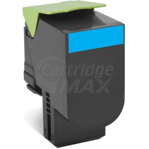 1 x Lexmark (70C8HC0) Generic CS310 / CS410 / CS510 Cyan High Yield Toner Cartridge