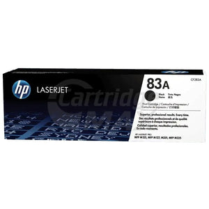 1 x HP CF283A (83A) Original Black Toner Cartridge - 1,500 Pages