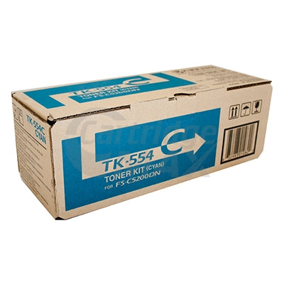 Original Kyocera TK-554C Cyan Toner Cartridge FS-C5200DN