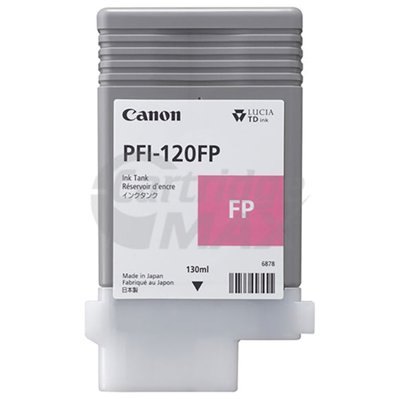 Original Canon PFI-120FP Fluorescent Pink Ink Cartridge - 130ML
