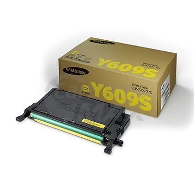 Original Samsung CLP-770ND, CLP-775ND (CLT-Y609S Y609) Yellow Toner Cartridge SU563A - 7,000 pages @ 5%