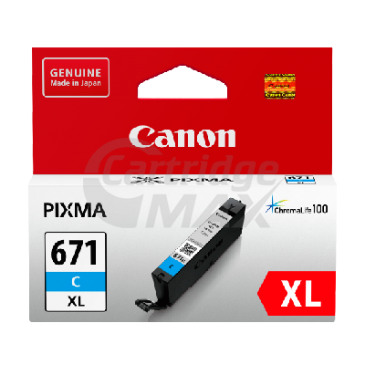 Original Canon CLI-671XLC Cyan High Yield Inkjet