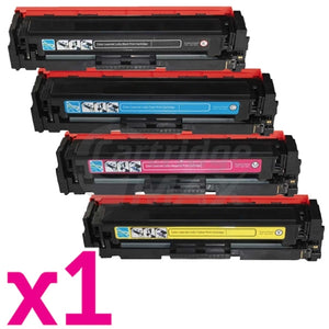 4 Pack HP 416X W2040X-W2043X Generic High Yield Toner Cartridges [1BK,1C,1M,1Y]