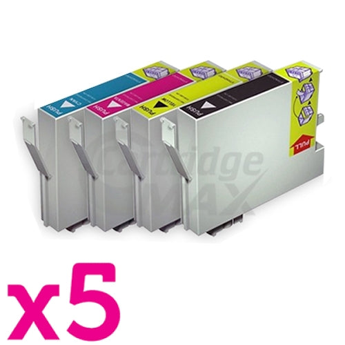 20 Pack Generic Epson T0631-T0634 series [5BK,5C,5M,5Y]
