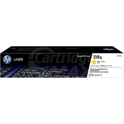 HP 119A W2092A Original Yellow Toner Cartridge - 700 pages **Box damaged, Never been used**