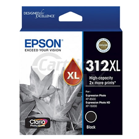 Epson 312XL (C13T183192) Original Black High Yield Inkjet Cartridge