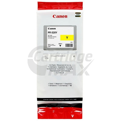 Original Canon PFI-320Y Yellow Ink Cartridge - 300ML