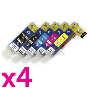 20 Pack Canon PGI-650XL CLI-651XL Generic High Yield Inkjet Cartridges [4BK,4PBK,4C,4M,4Y]