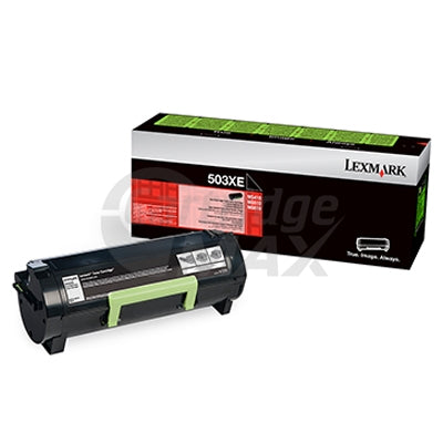 1 x Lexmark 503X (50F3X0E) Original MS410 / MS415 / MS510 / MS610 Black Extra High Yield Toner Cartridge