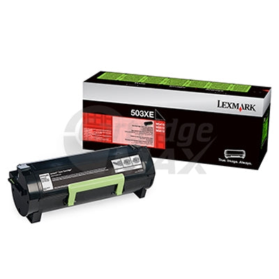 1 x Lexmark 503X (50F3X00) Original MS410 / MS415 / MS510 / MS610 Black Extra High Yield Toner Cartridge