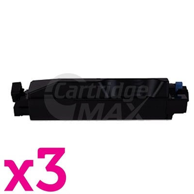 3 x Compatible for TK-5284K Black Toner Cartridge suitable for Kyocera Ecosys P6235CDN, M6635CIDN