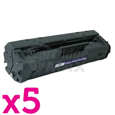 5 x HP C4092A (92A) Generic Black Toner Cartridge - 2,500 Pages