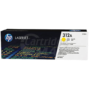 HP CF382A (312A) Original Yellow High Yield Toner Cartridge - 2,700 Pages