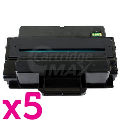 5 x Generic Samsung ML-3710/ SCX-5637/ SCX-5737 (MLT-D205E 205) Black Extra High Yield Toner SU953A