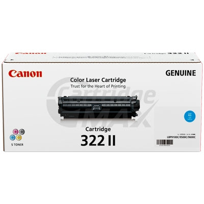 Canon Original Cyan High Yield Toner Cartridge (CART-322CII)