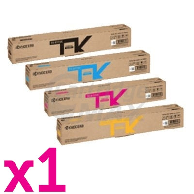 4 Pack Original Kyocera TK-8119 Toner ECOSYS M8130CIDN, M8124CIDN [1BK,1C,1M,1Y]