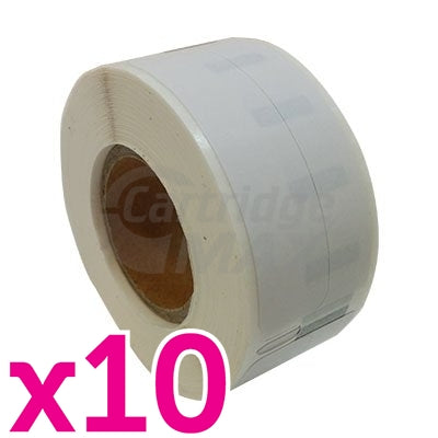10 x Dymo SD99017 / S0722460 Generic White Label Roll 12mm x 50mm - 220 labels per roll