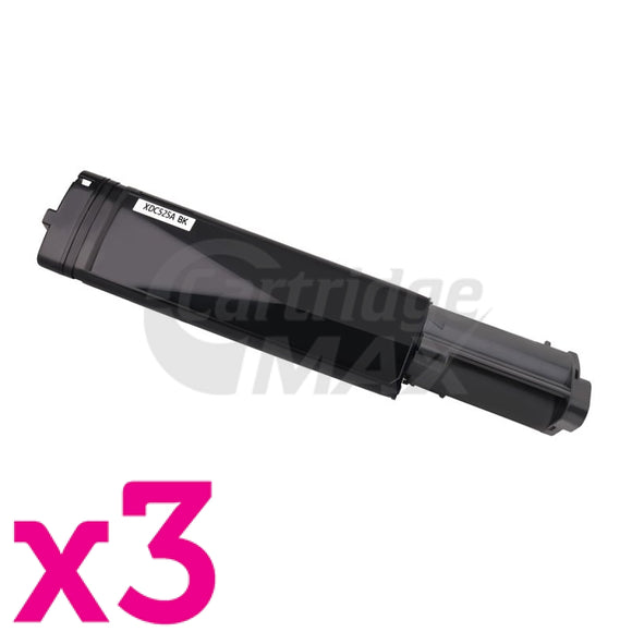 3 x Fuji Xerox Docuprint C525A / C2090FS Generic Black Toner Cartridge - 4,000 pages (CT200649)