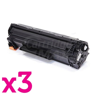 3 x Generic Canon CART-337 Black Toner Cartridge