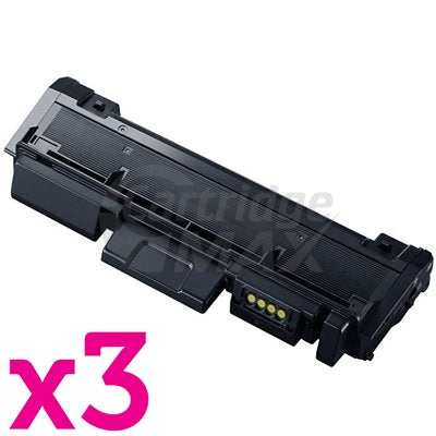 3 x Samsung SLM2825DW/ 2835DW/ 2875FW/ 2885FW (MLT-D116L) Generic Black High Yield Toner Cartridge SU830A
