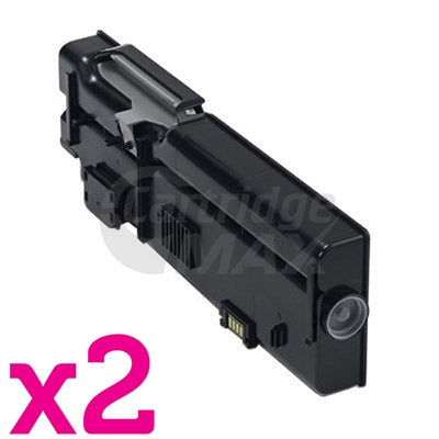 2 x Dell C2660dn / C2665dnf Generic Black Toner Cartridge