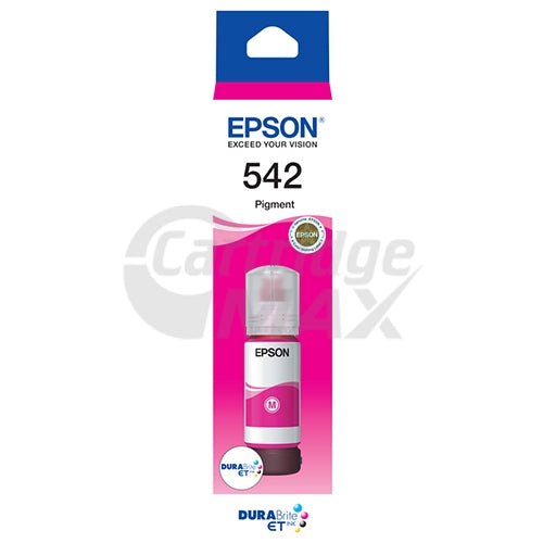 Original Epson T542 DURABRite EcoTank Magenta Ink Bottle C13T06A392