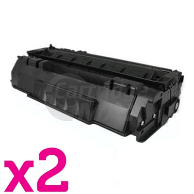 2 x Generic Canon CART-315II High Yield Black Toner Cartridge 7,000 Pages