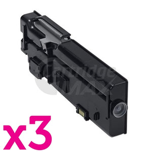 3 x Dell C2660dn / C2665dnf Generic Black Toner Cartridge