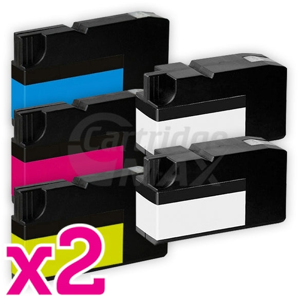 10 Pack Lexmark No.220XL Generic High Yield Ink Cartridge [4BK,2C,2M,2Y]