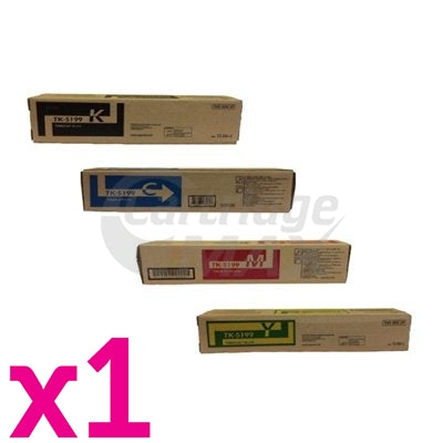 4 Pack Original Kyocera TK-5199 Toner Combo TASKalfa 306ci 307ci 308ci [1BK,1C,1M,1Y]