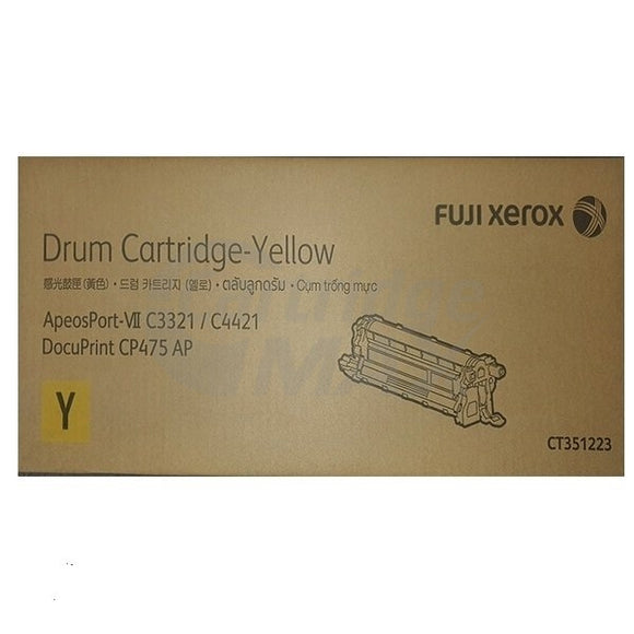 Original Fuji Xerox ApeosPort-VII C4421 / C3321, DocuPrint CP475 AP Yellow Drum Unit (CT351223)