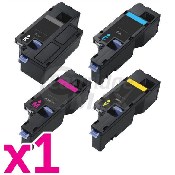 4 Pack Dell E525, E525w Generic Toner Combo [1BK,1C,1M,1Y]