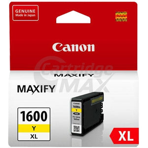 Canon PGI-1600XLY Original Yellow High Yield Ink Cartridge