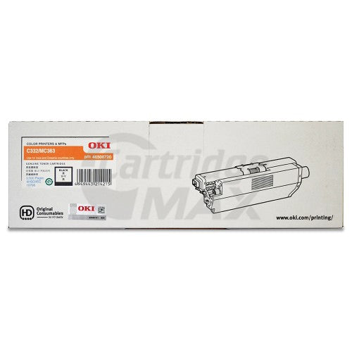 Original OKI C332DN / MC363DN Black Toner Cartridge (46508720)