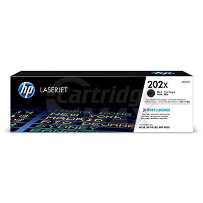 HP CF500X (202X) Original Black High Yield Toner Cartridge - 3,200 Pages