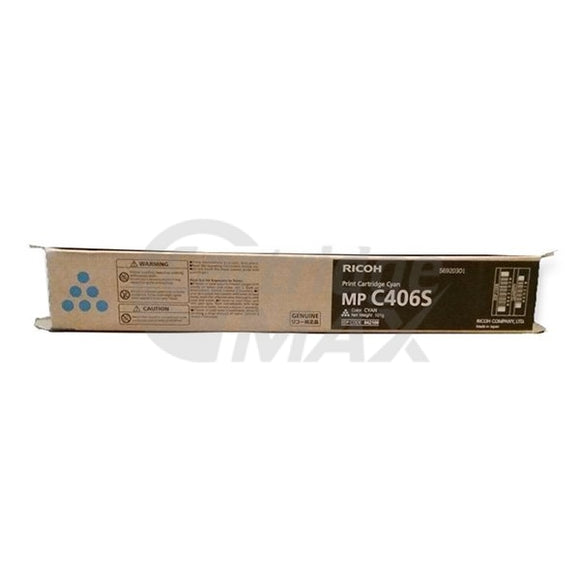 Ricoh MP-C306 MP-C307 MP-C406 Original Cyan Toner Cartridge