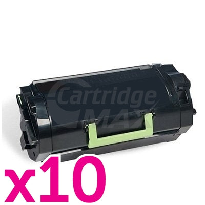 10 x Lexmark (62D3H00) Generic MX710 / MX711 / MX810 / MX811 / MX812 Black High Yield Toner Cartridge