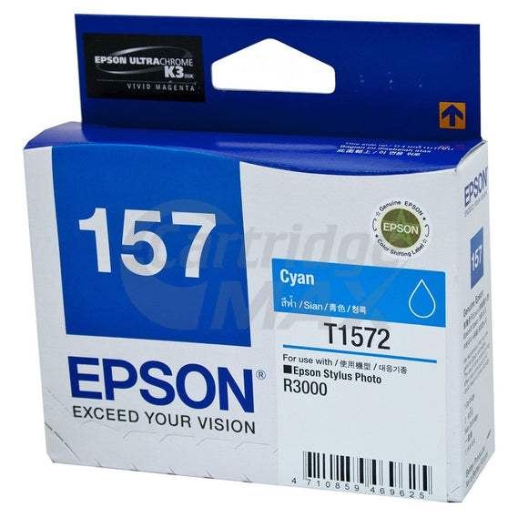 Epson 157 T1572 Cyan Original Ink Cartridge [C13T157290]