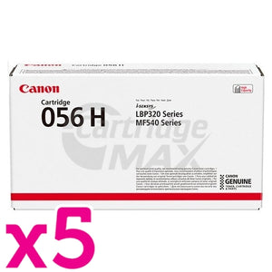 5 x Canon CART-056H Black High Yield Original Toner Cartridge