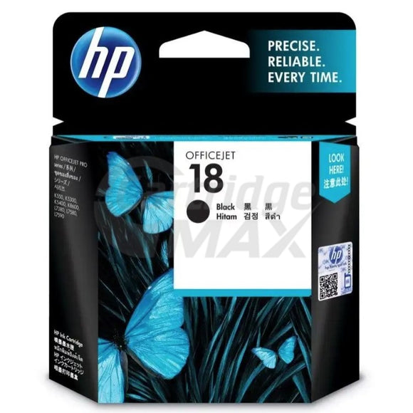 HP 18 Original Black Inkjet Cartridge C4936A