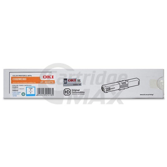 Original OKI C332DN / MC363DN Cyan Toner Cartridge (46508719)
