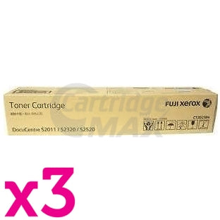 3 x Original Fuji Xerox DocuCentre S2520 Toner Cartridge [CT202384]