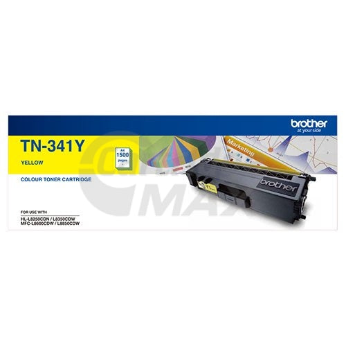 Original Brother TN-341Y Yellow Toner Cartridge