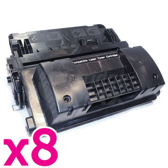 8 x HP CC364X (64X) Generic Black High Yield Toner Cartridge - 24,000 Pages