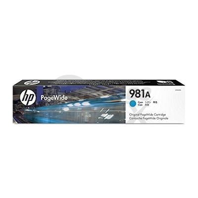HP 981A Original Cyan Inkjet Cartridge  J3M68A - 6,000 Pages