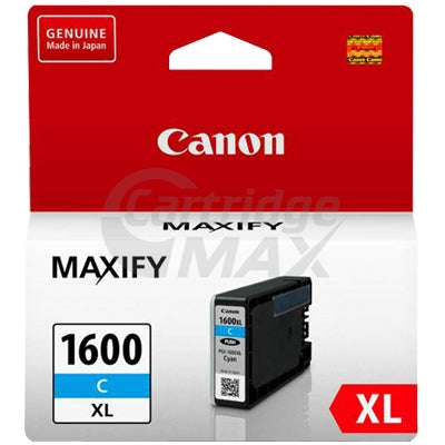 Canon PGI-1600XLC Original Cyan High Yield Ink Cartridge