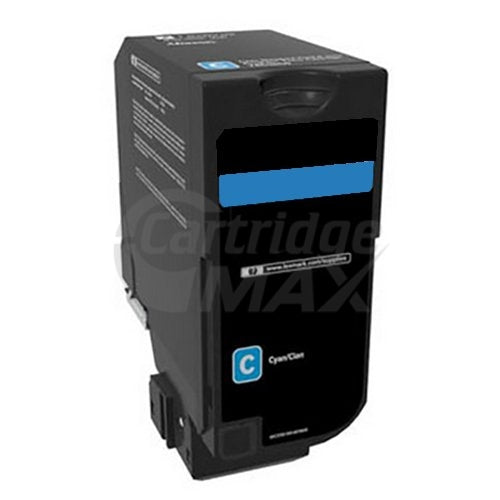 Lexmark 74C6SC0 Generic CS720 / CS725 / CX725 Cyan Standard Yield Return Program Toner Cartridge