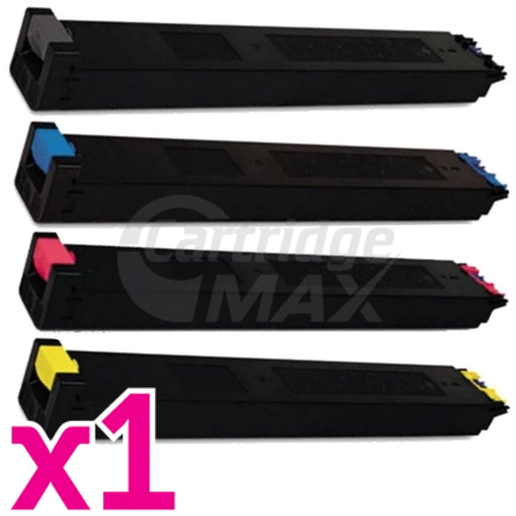 4 Pack Sharp MX-4110 / 4111 / 4112 / 4140 / 4141 / 5110 / 5111 / 5112 / 5141 Generic Toner Cartridges Combo [1BK,1C,1M,1Y]