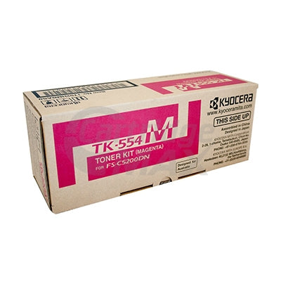 Original Kyocera TK-554M Magenta Toner Cartridge FS-C5200DN